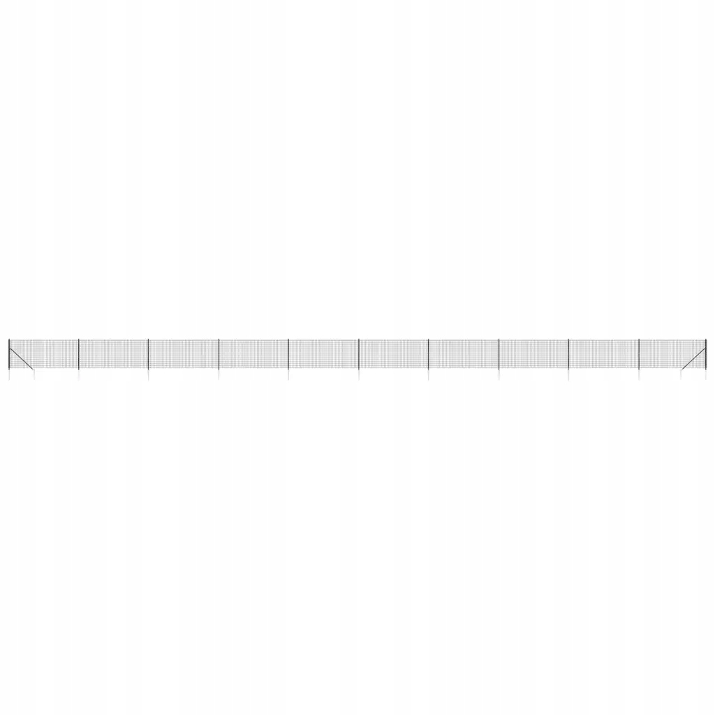 Plotová síť z galvanizovaného drátu s Pvc povlakem, antracitová, 1