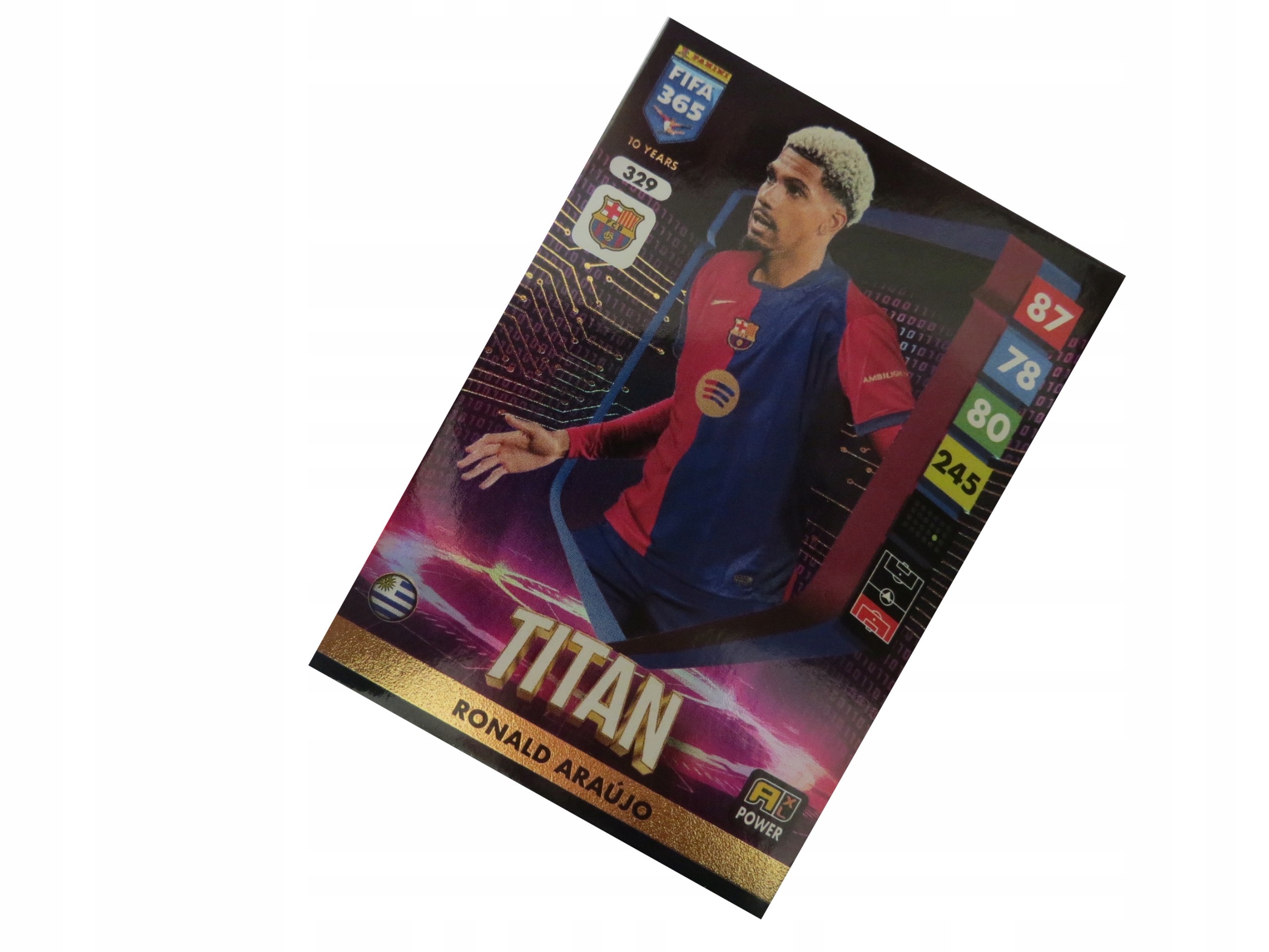 Panini Fifa 365 2025 Karta Power Titan 329 Ronald Araujo Barcelona