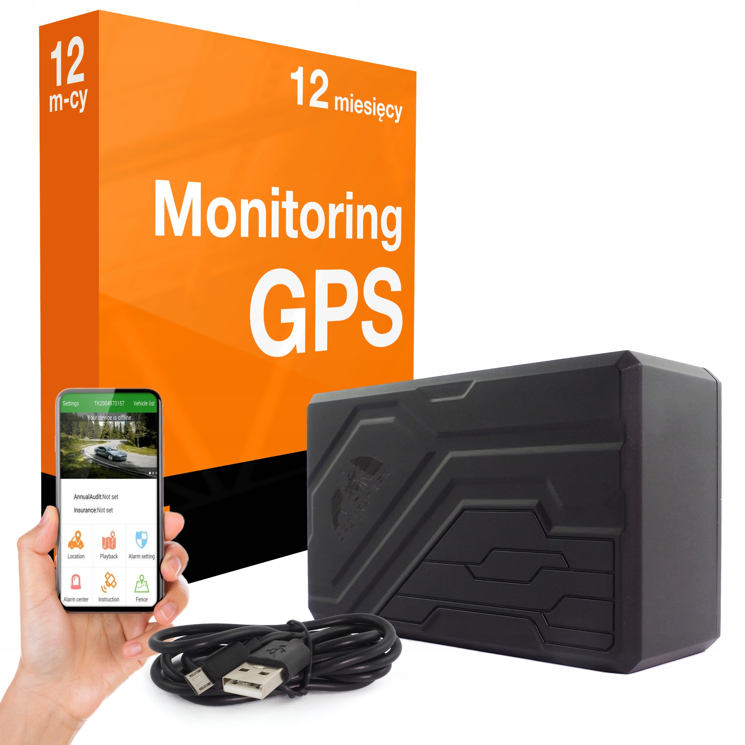 Gps lokátor Coban 108 Výkonná batéria 10 Ah 180 dní Sim karta na 12 mesiacov