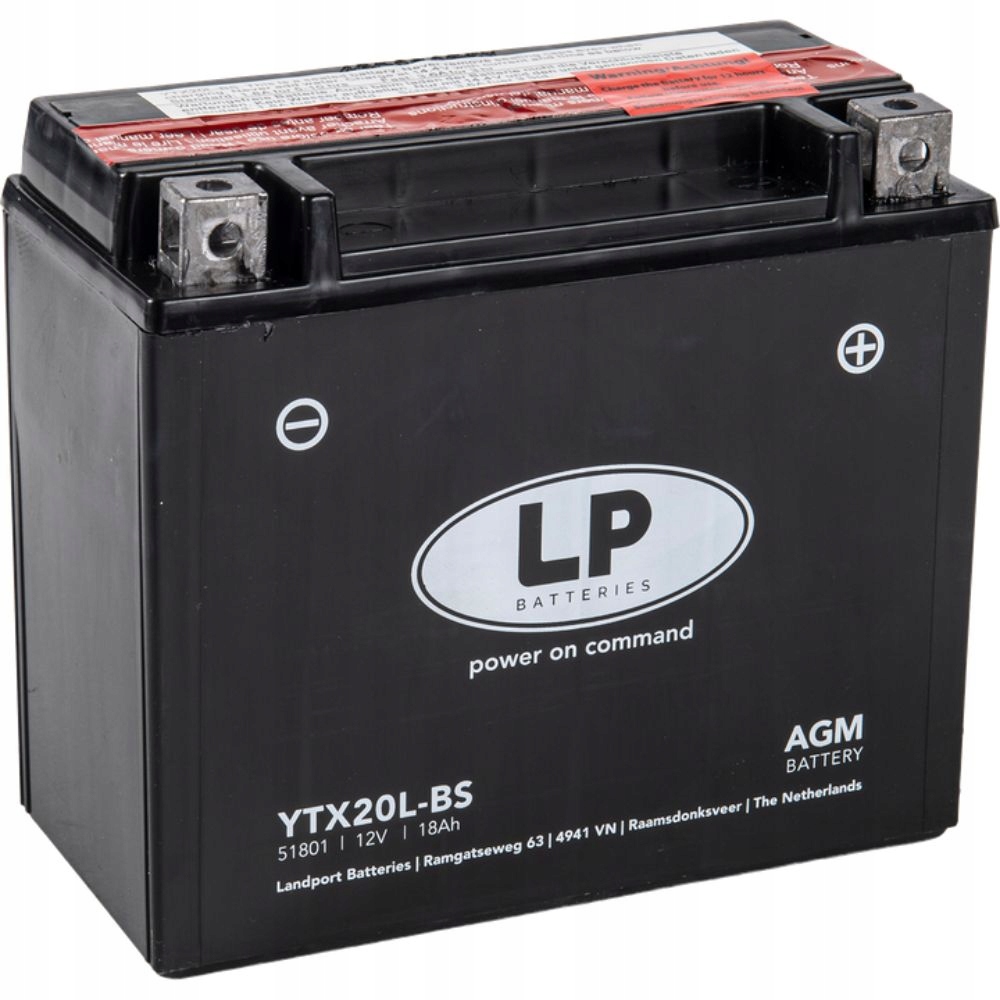 Bezúdržbová Batéria Landport YTX20L-BS 12V