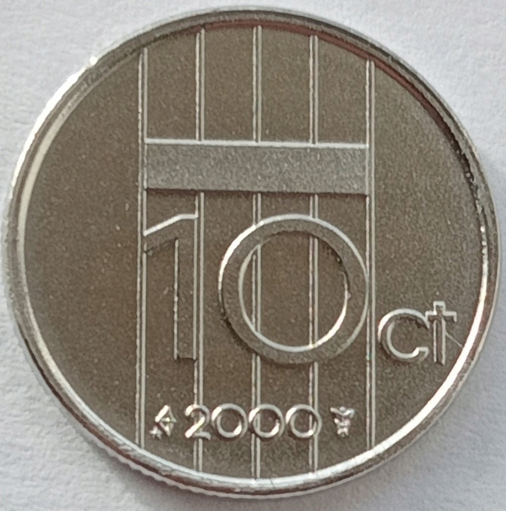 Holandia 10 Cent 2000 Mennicza (UNC)