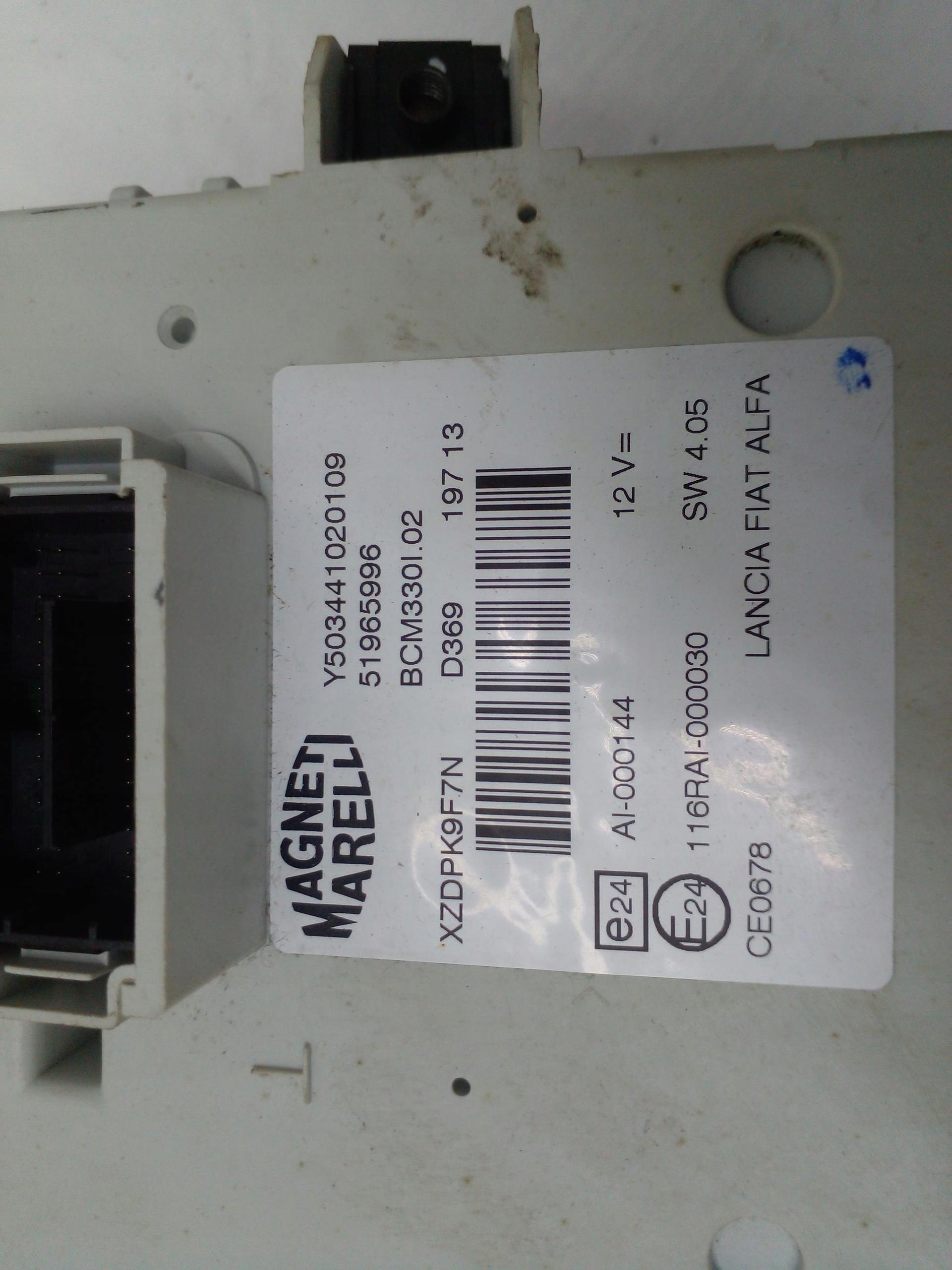 module compartment BSI FIAT 500L 1.6M-JET 51965996