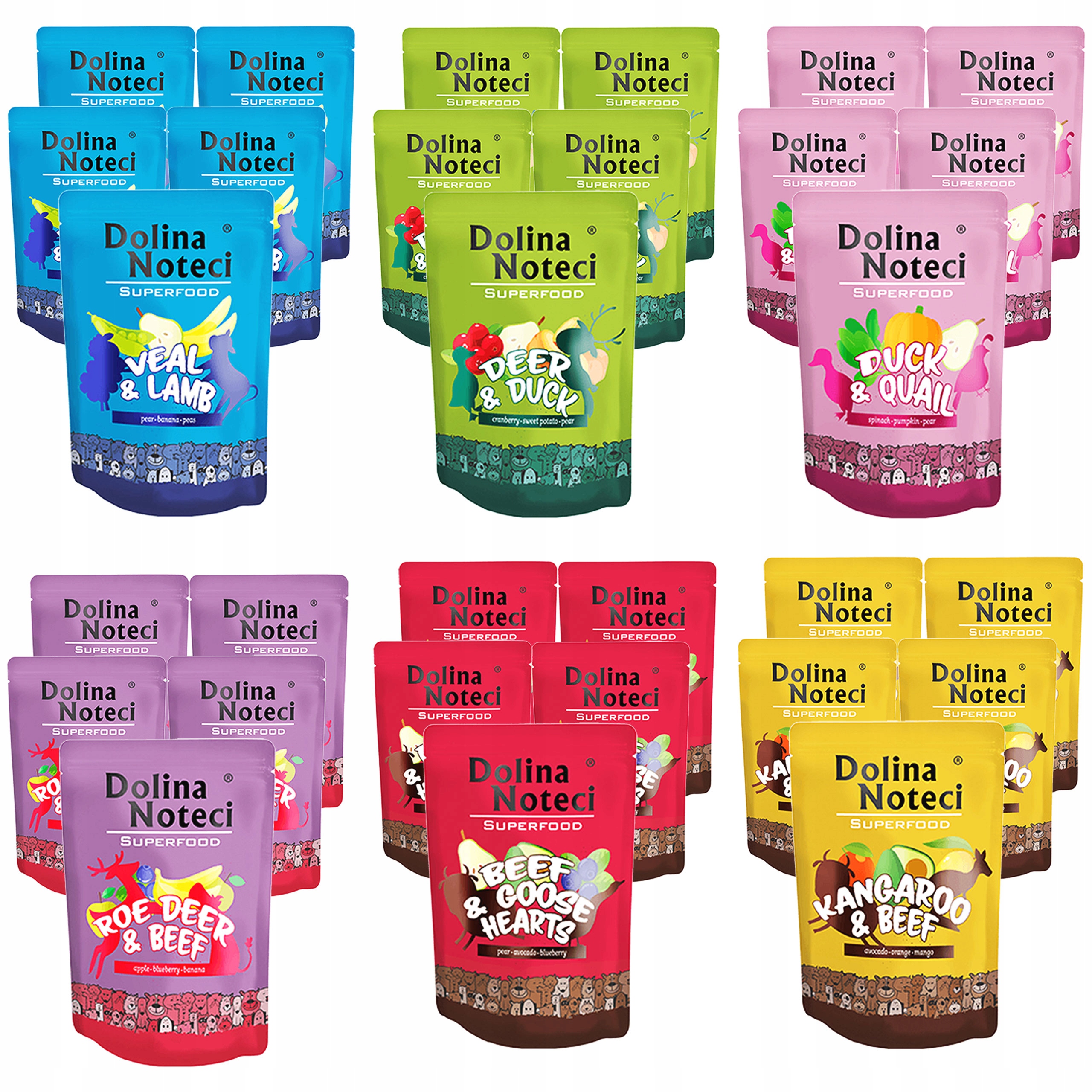 Dolina Noteci Superfood Krmivo pro psy MIX 30 x 300 g