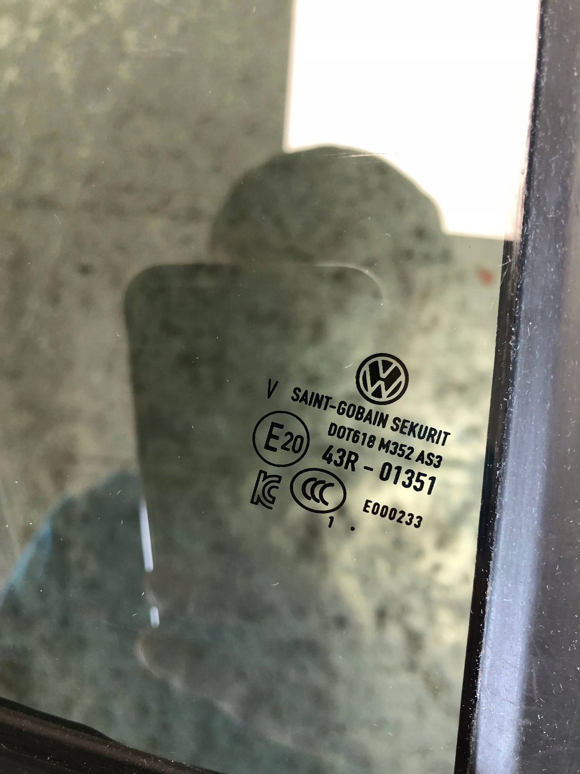 window bodywork right rear part AS3 VW ID5 ID.5 11E845214