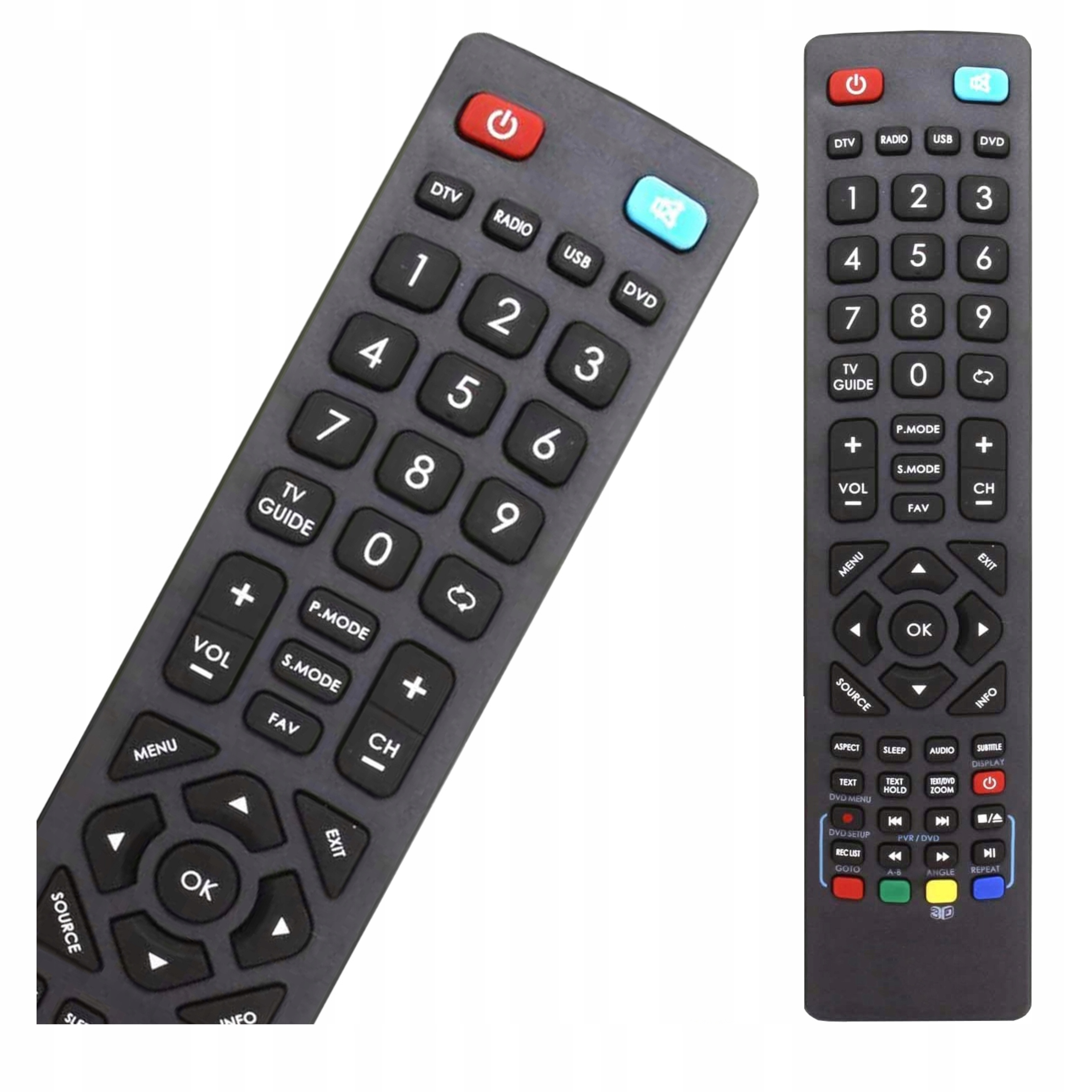 Pilot TV Merkato Sharp Aquos podczerwień czarny