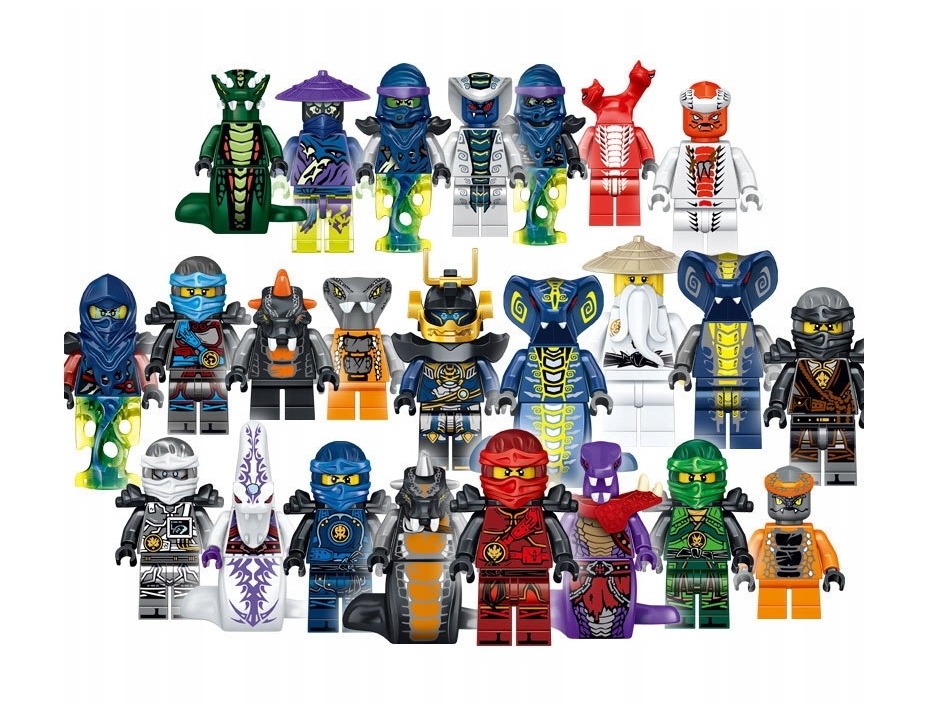 

Ninjago Klocki Mini Figurki Ninja 24 Sztuk Zestaw
