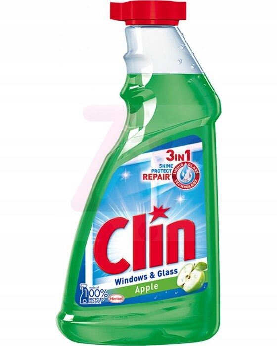 

Clin płyn do mycia szyb i luster Apple zapas 500ml