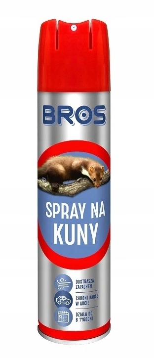 

Bros Spray Odstraszacz Kun Środek na Kuny 400ml