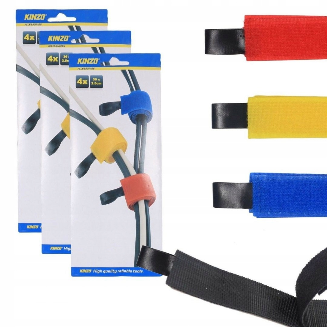 Zapięcia Do Kabli Na Rzep 4SZT