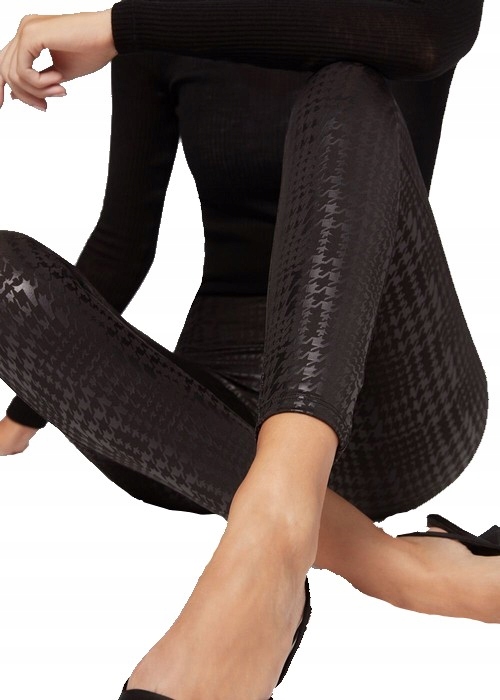 

Calzedonia legginsy Total Shaper imitacja skóry S