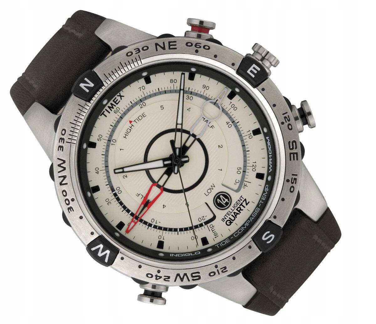 Hodinky Timex Iq Kompas Teploměr Přílivový T2N721