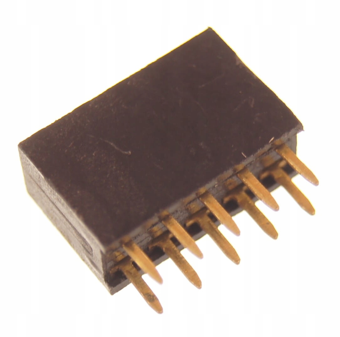 

Goldpin listwa 2x5 żeńska 2,54mm czarna 2 szt.