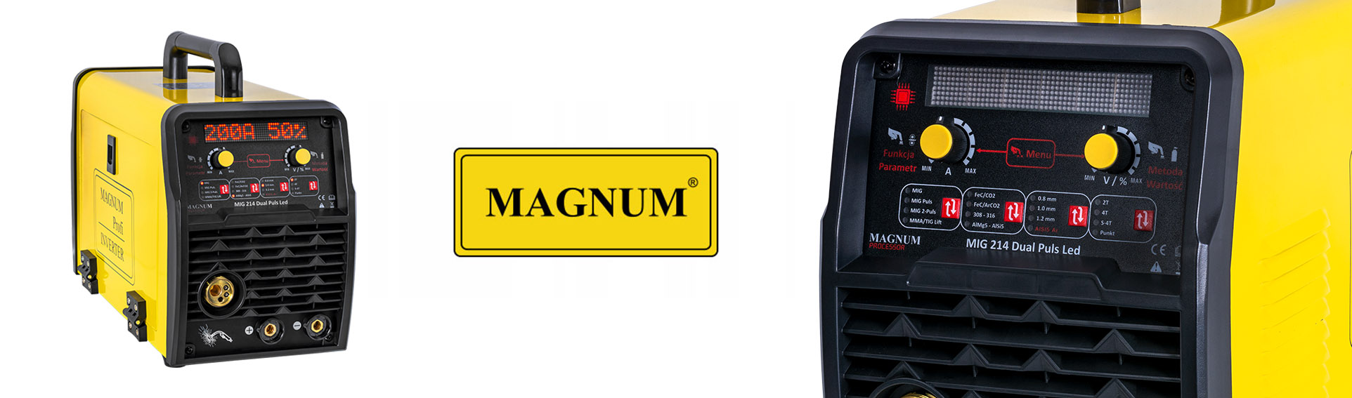 Spawarka MIGOMAT Magnum MIG 200 MAG MMA TIG PULS Prąd spawania 200 A