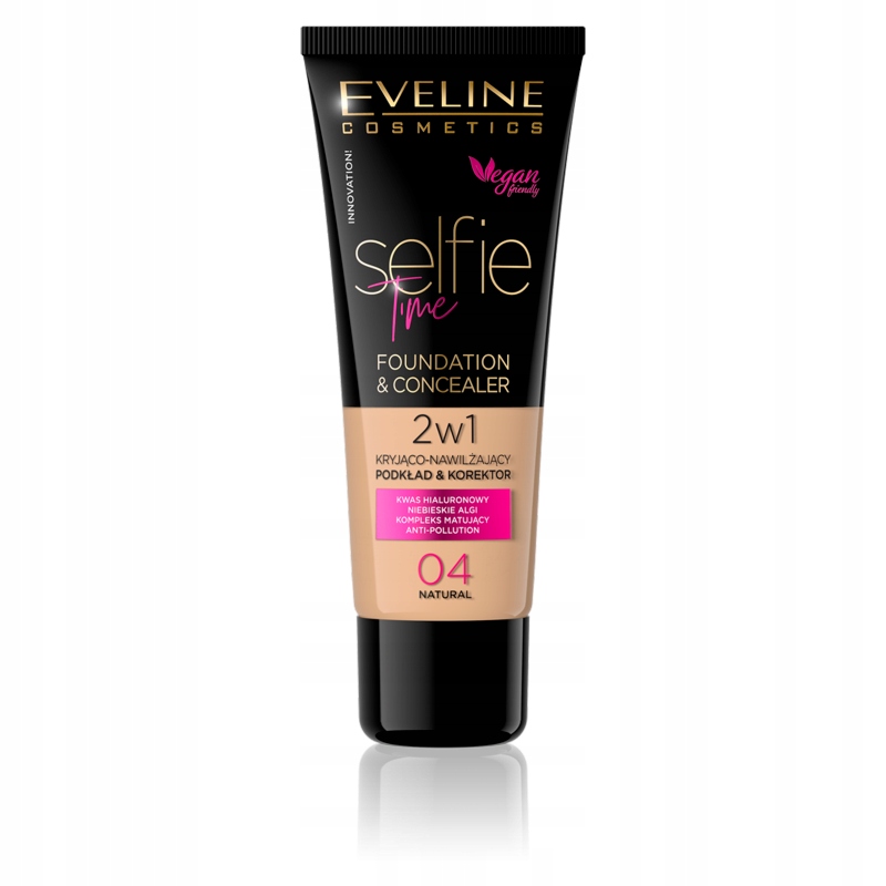 

Eveline Selfie Time 2W1 Podkład 04 Natural 30ml