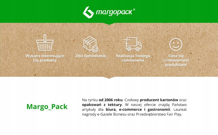 TAŚMA PAPIEROWA BIAŁA EKOLOGICZNA 48mmx50m Materiał KRAFT