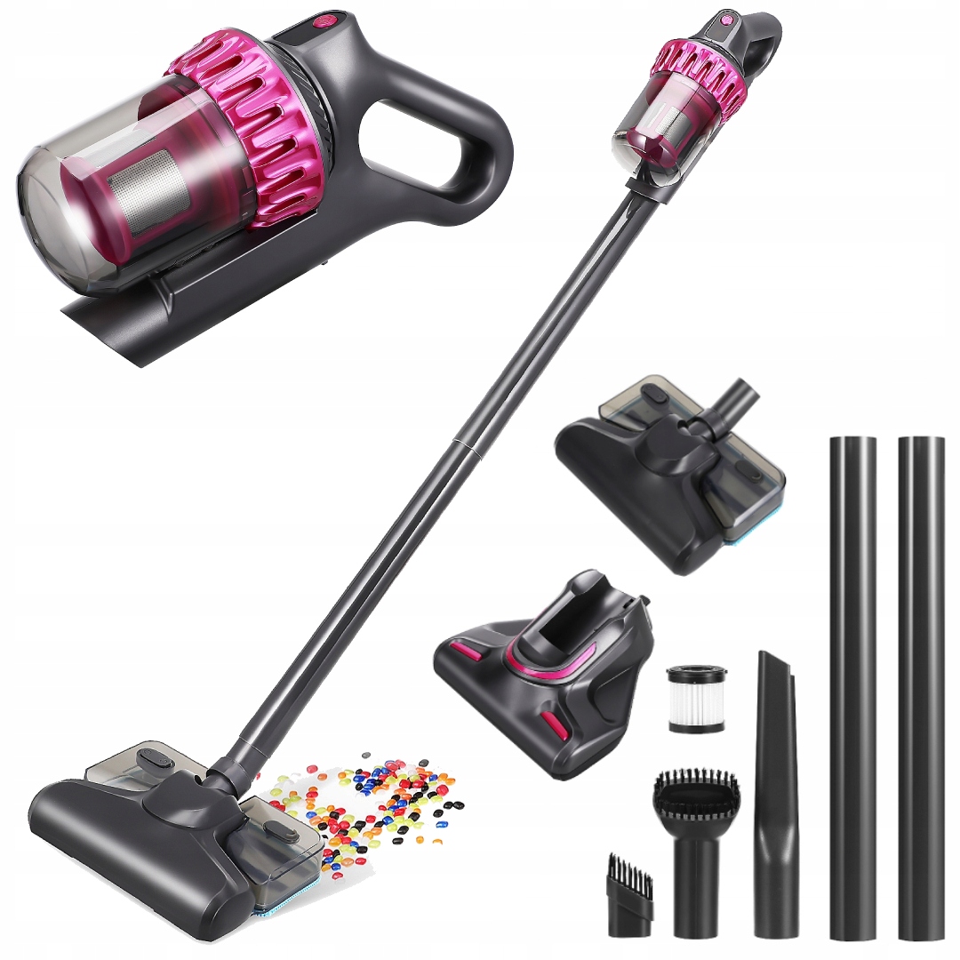 Bezprzewodowy Odkurzacz Pionowy Ręczny Led 5w1 100W 10000 Pa