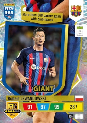 Fifa 365 2023 Karta Giant 438 Robert Lewandowski