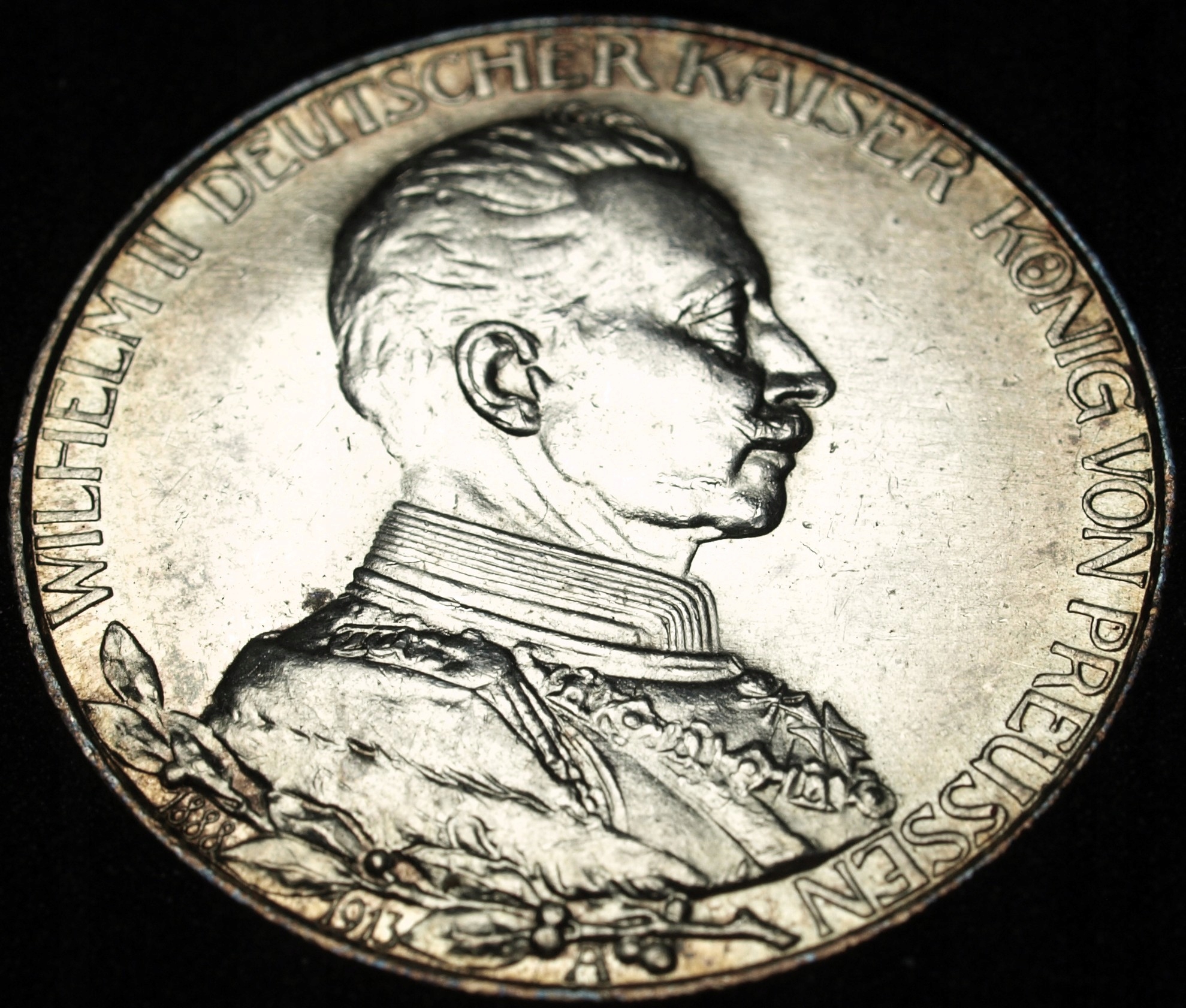 Niemcy 3 Marki Drei Mark 1913 Prusy