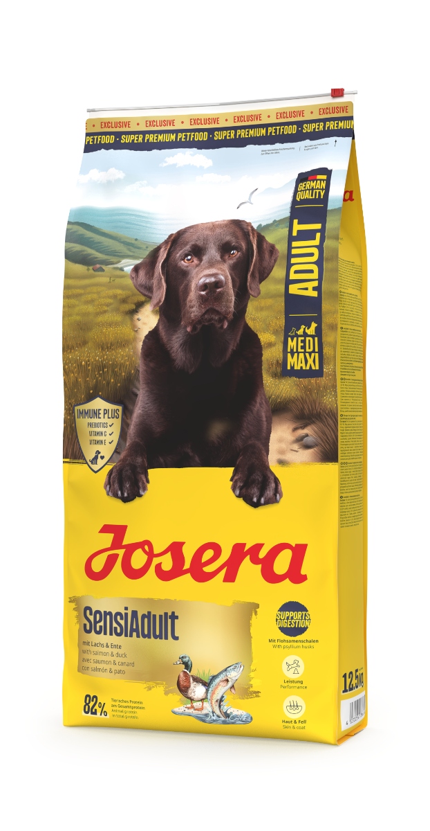 Josera Adult Medi Maxi Sensiadult 12,5kg Łosoś Kaczka wrażliwy układ pokarm