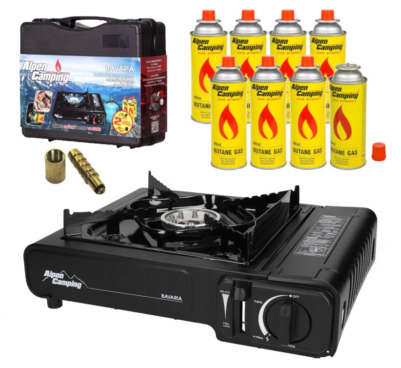 

Kuchenka Turystyczna gazowa +8xGAZ Alpen Camping
