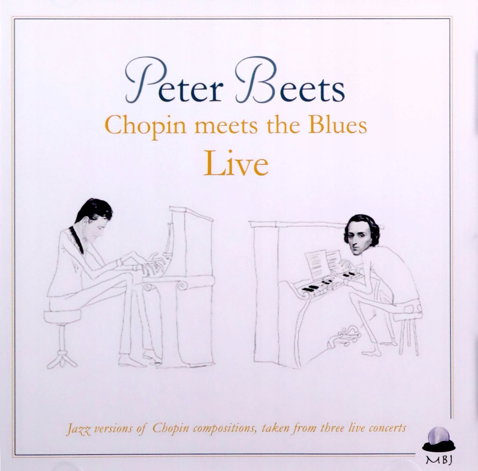 Peter Beets: Chopin Meets The Blues Live (CD)
