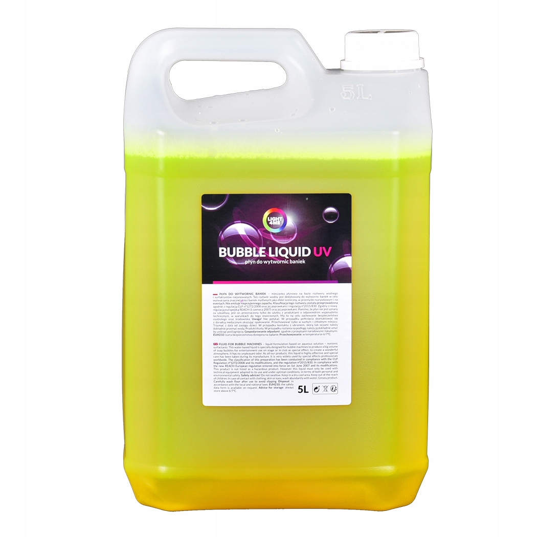 Płyn do wytwornic Light4Me BUBBLE FLUID UV 5L 5 l
