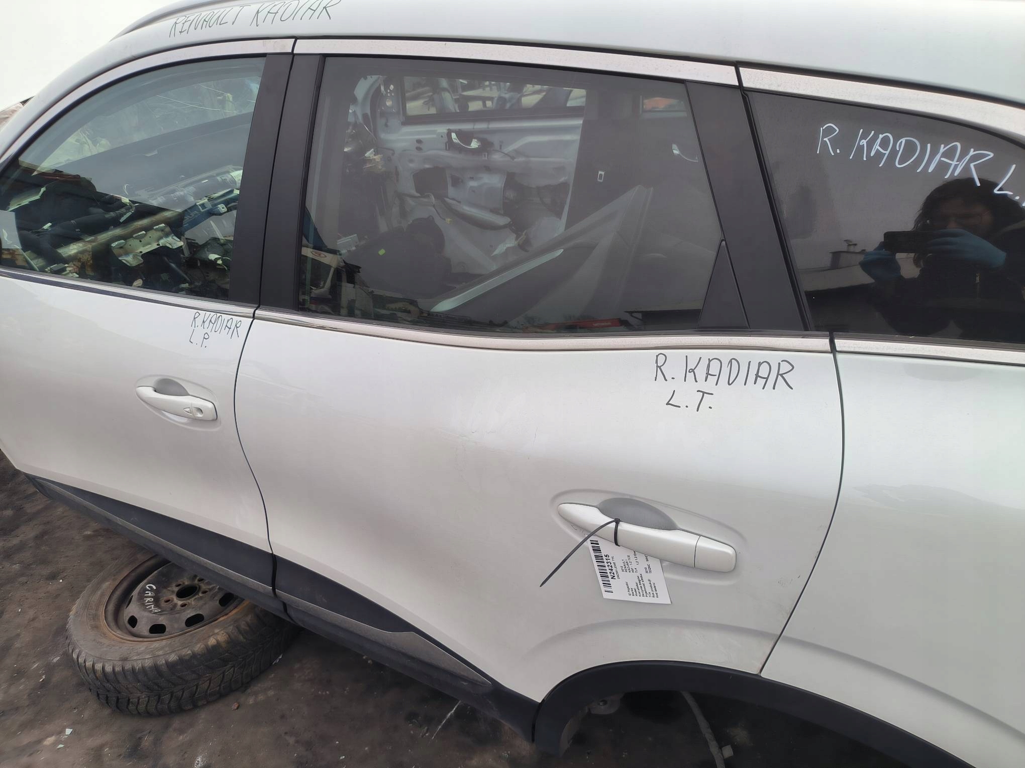 DRZWI LEWE TYŁ TEQNC RENAULT KADJAR I Wersja Europejska