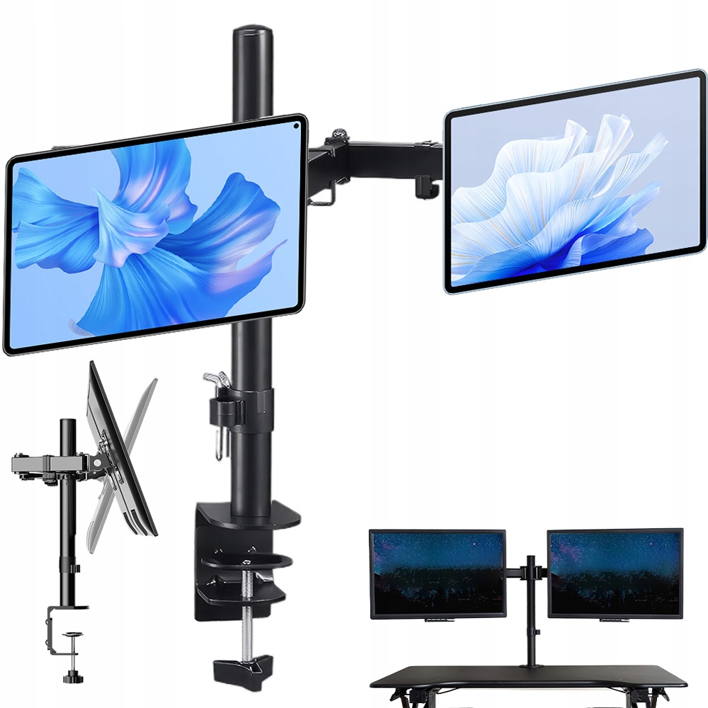 Držák Na Monitor 13-30 Palců Vesa 75X75 100X100 Otočný 360 Tilt 90