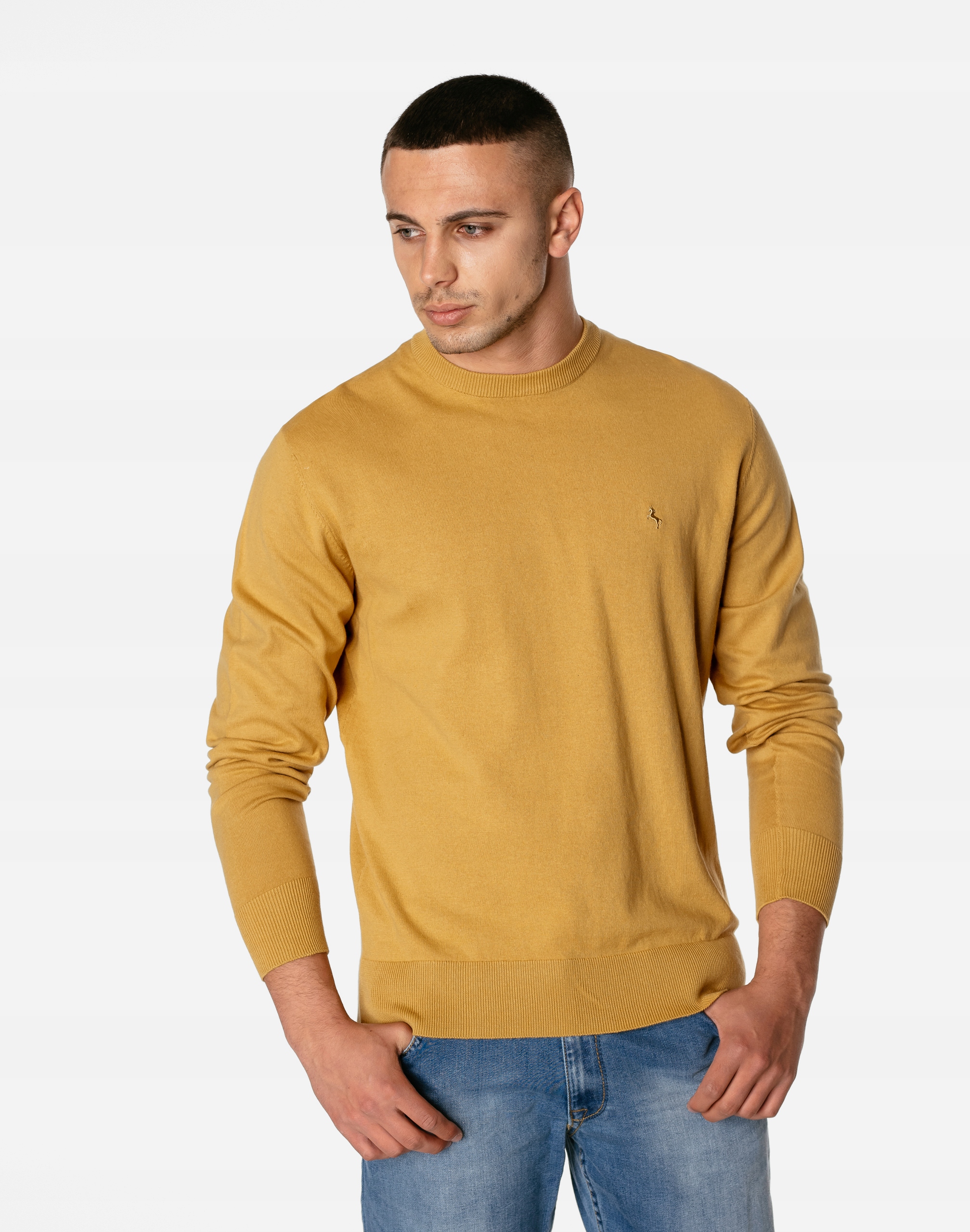 Cienki Sweterek Sweter Męski Półgolf S4S YTFC02 L Rozmiar L