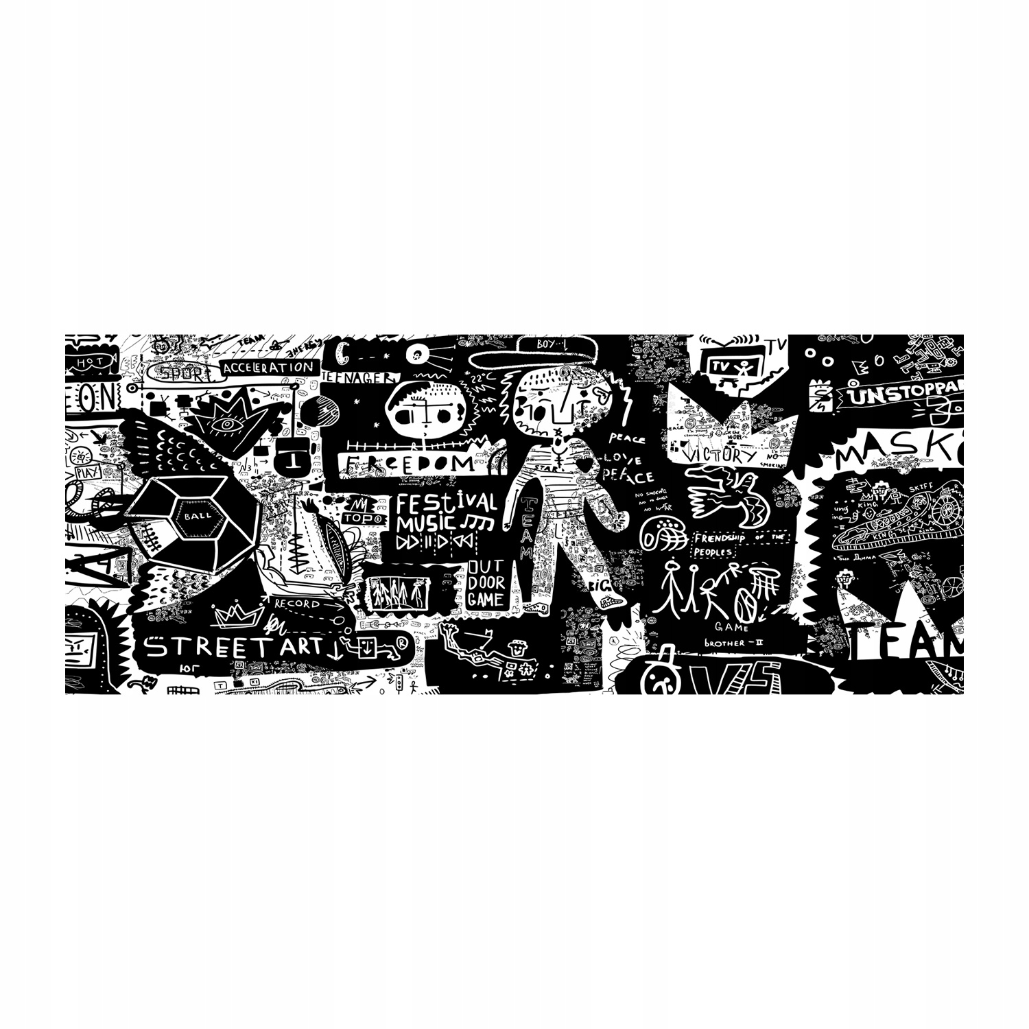 

Foto obraz na szkle akrylowym Graffiti 125x50 cm