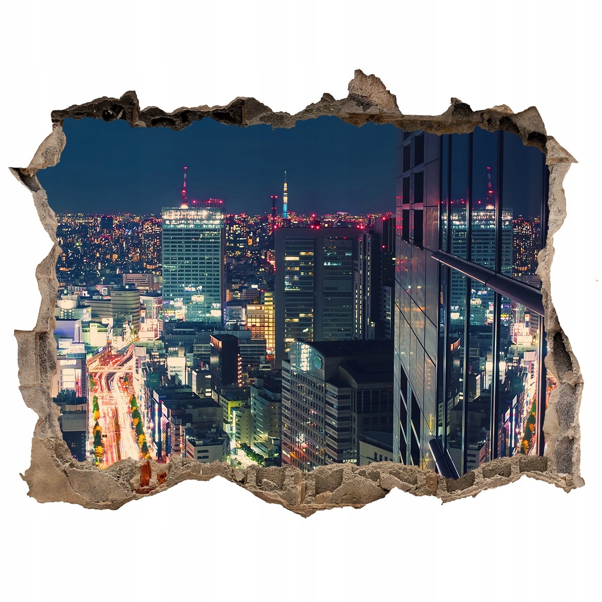 

Fototapeta ścienna dziura 3d Tokio Japonia 120x81