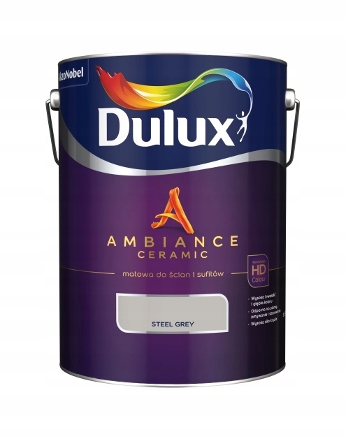 Dulux Ambiance Ceramic Barva Steel Grey 5L