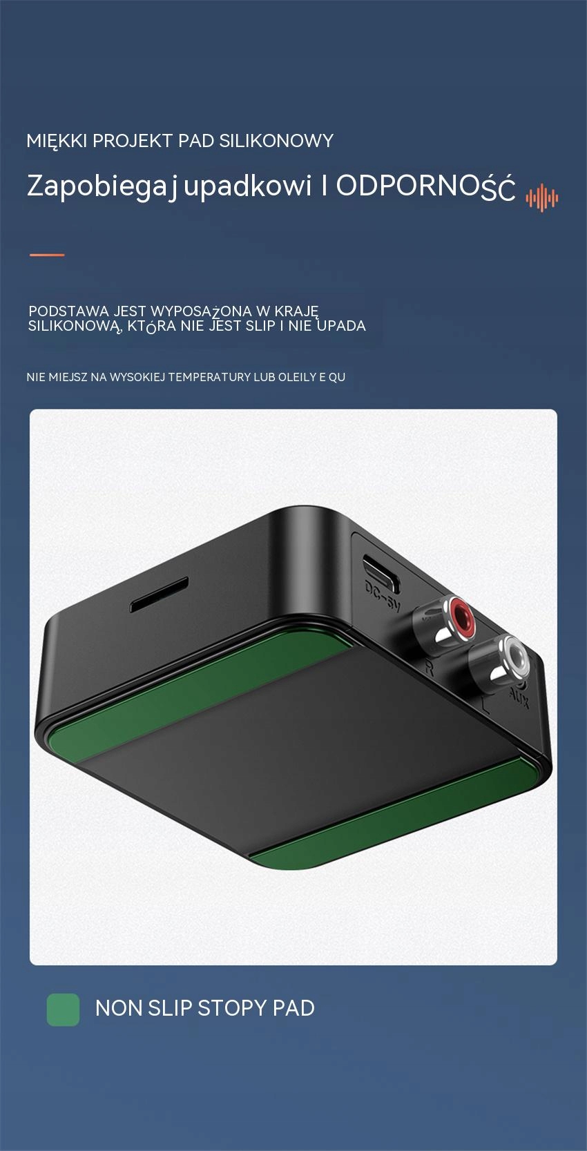 Odbiornik stereo RCA, adapter bluetooth 3,5 mm Model Bluetooth Adapters