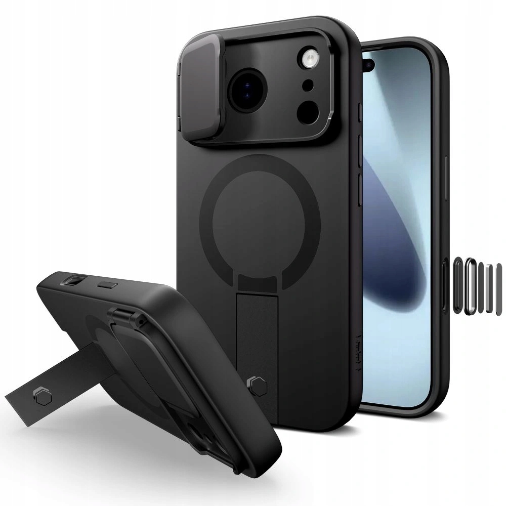 Etui Tech-Protect Kevlar Aura MagSafe do Apple iPhone 17 Pro Black