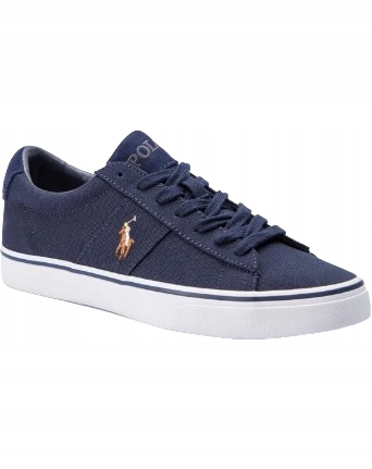 Polo Ralph Lauren Sayer Pánské Tmavě Modré Tenisky S Bílou Podrážkou 50 T7F