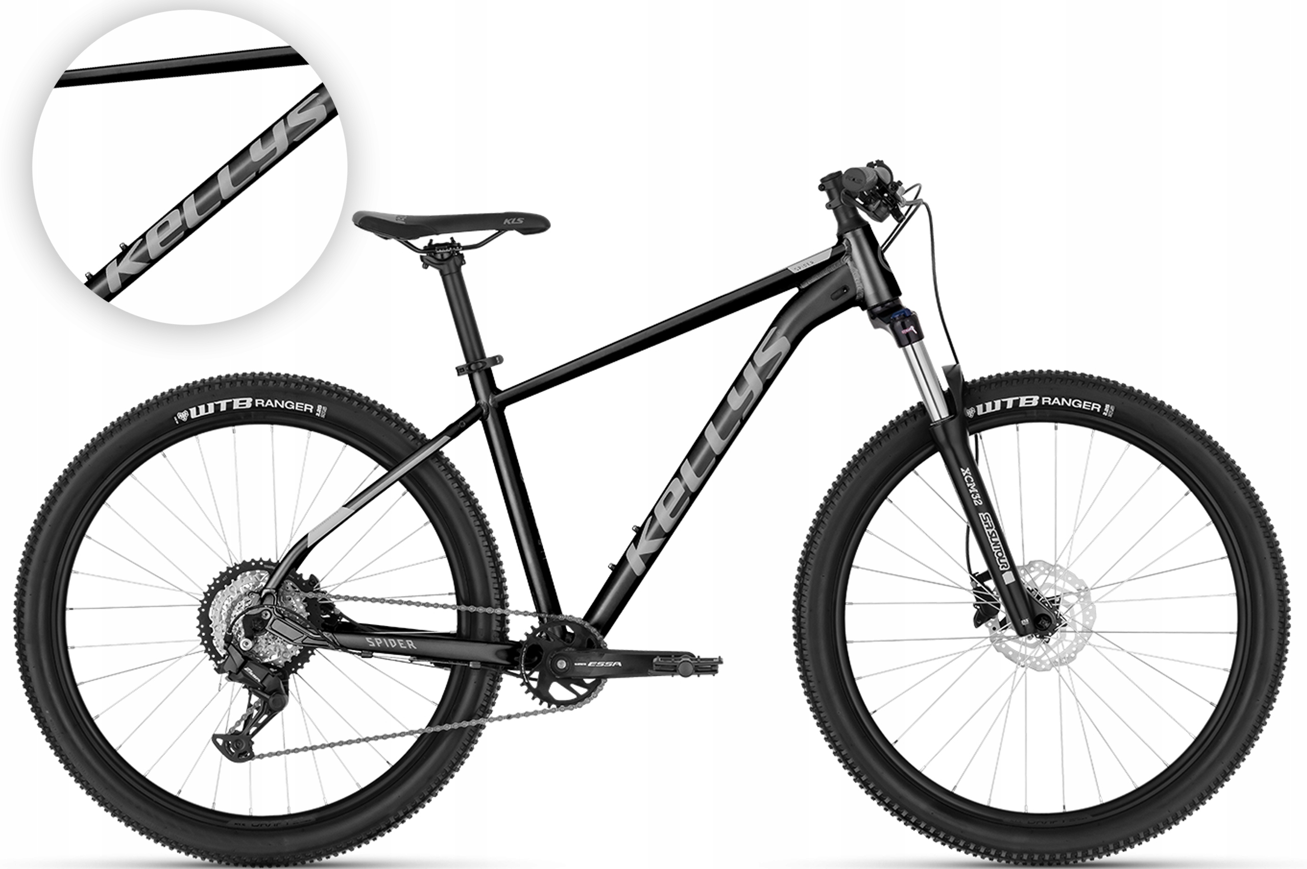 Rower Mtb 26" Kellys Spider X50 rama Xs 15" grafitowy szary R25