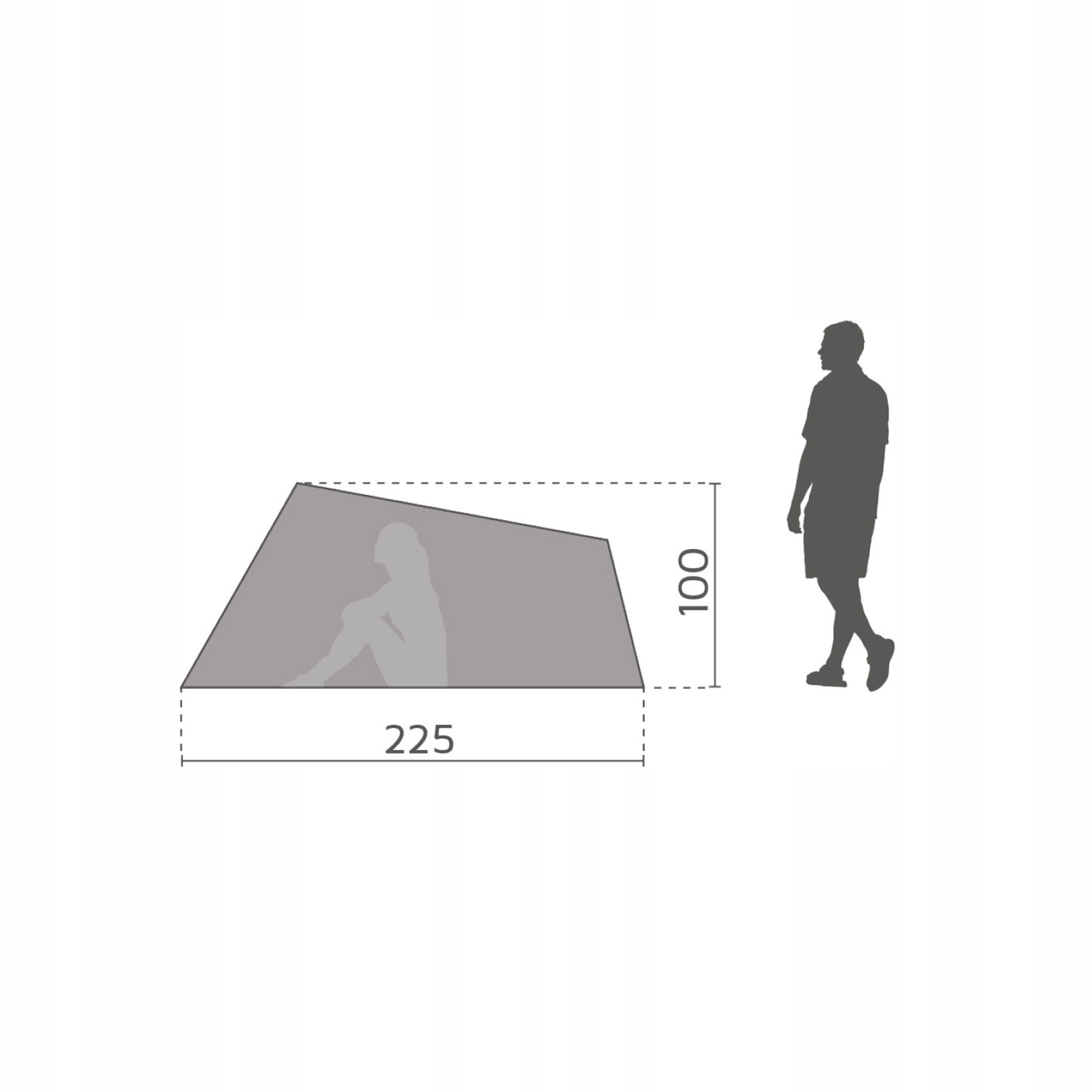 Namiot turystyczny 2 osobowy SAMOROZKŁADAJĄCY McKinley Imola WENTYLACJA Model Imola