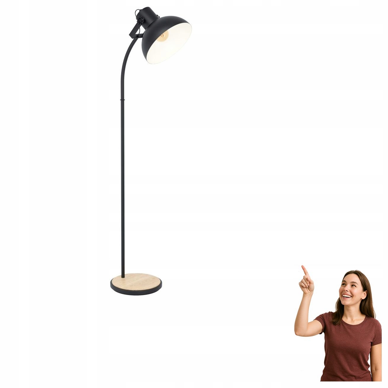 Podlahová lampa Lubenham 43166 Eglo