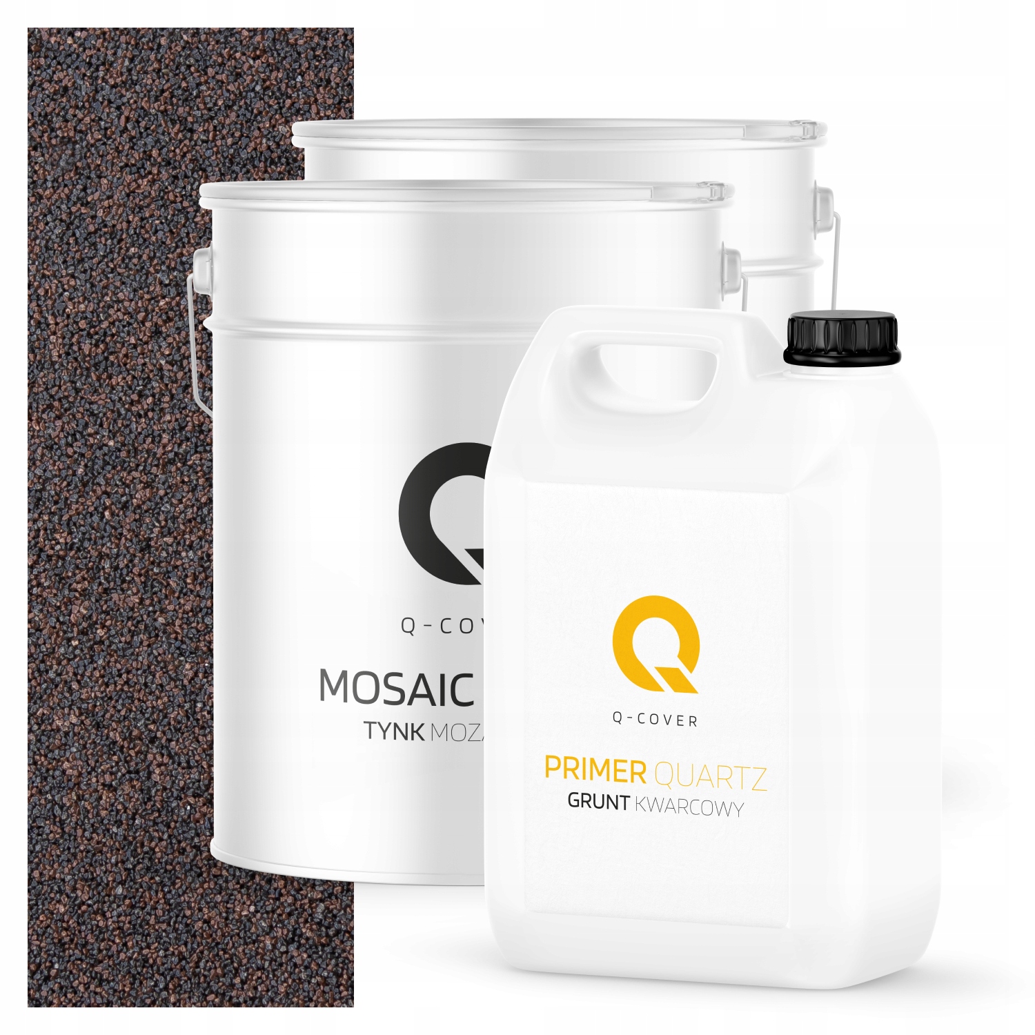 Mozaiková Dekorativní Omítka penetrační nátěr Sada 6.5m2 tmavě hnědá M83