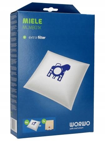 Worki 4 szt do odkurzacza Miele MLMB01K