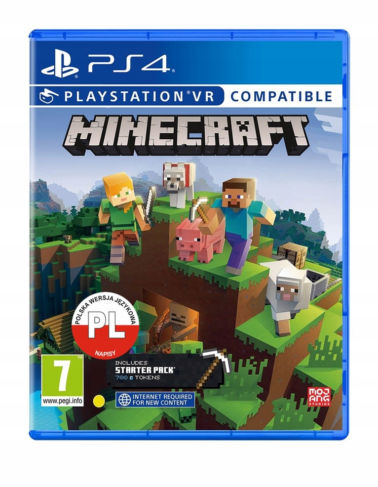 

Minecraft Edycja Bedrock Dodatki PS4 PS5 Pl