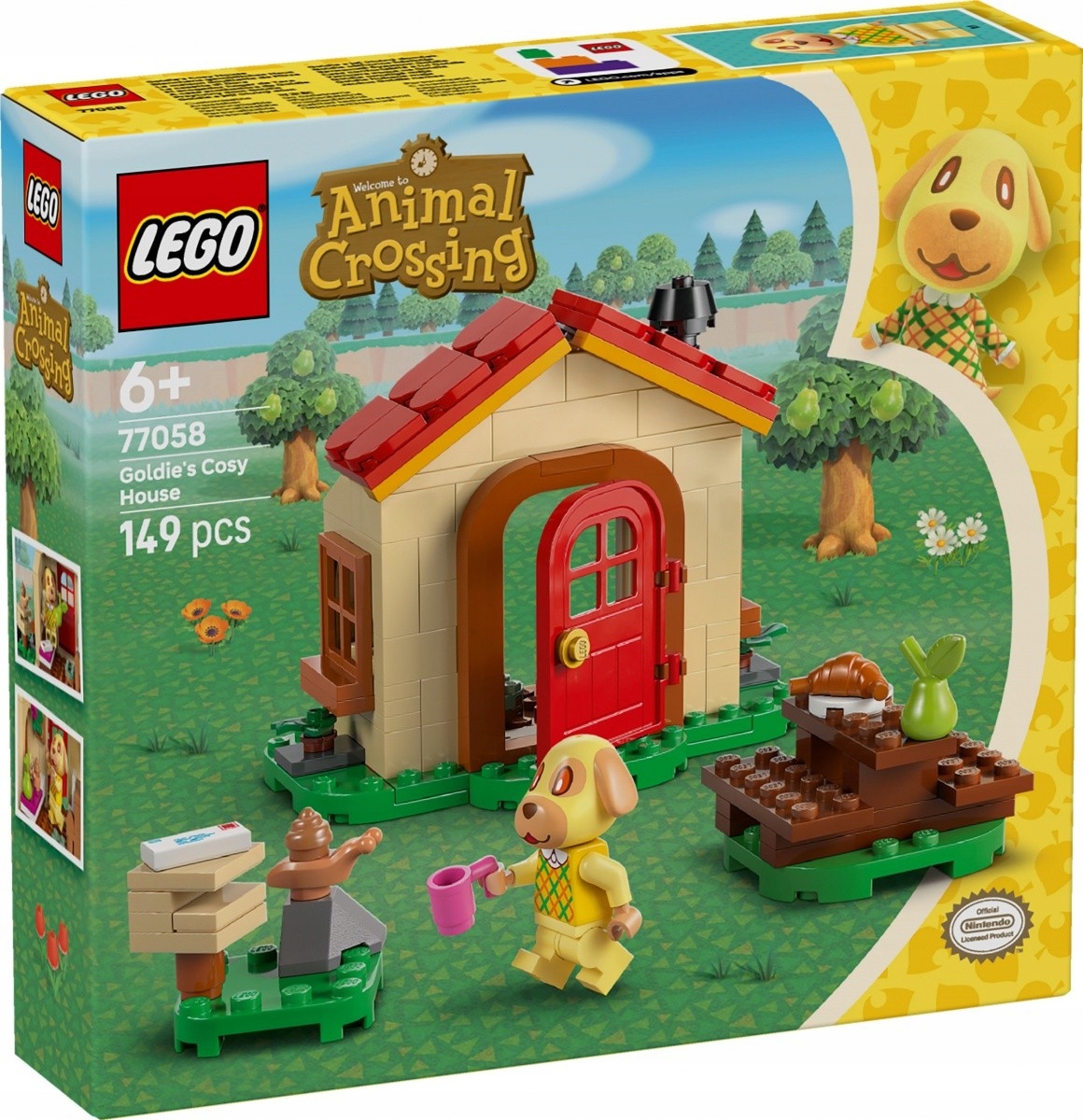 Lego Stavebnice Animal Crossing 77058 Útulný domov Goldie