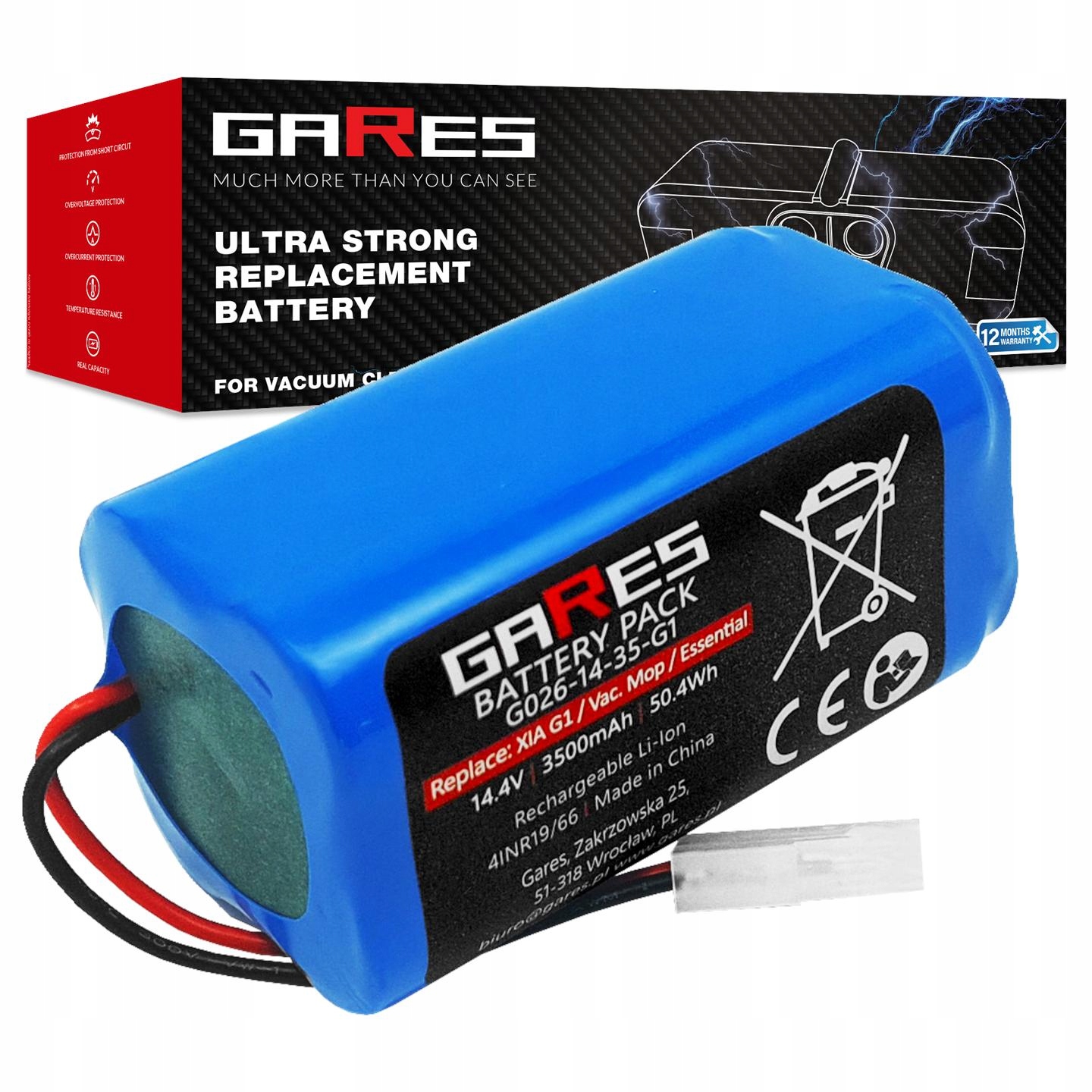 Bateria Akumulator do Tefal Xplorer Serie 20 40 60 S20 S40 S60 14,4 3,5Ah