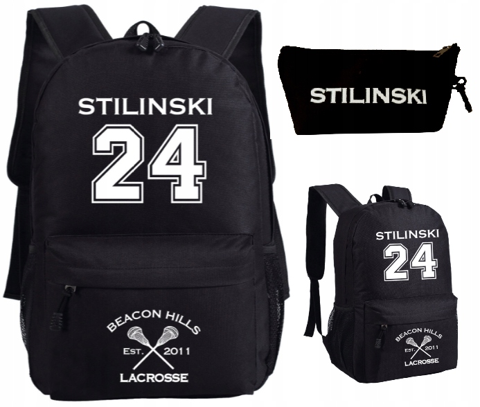 

Plecak Usb Teen Wolf Stiles Stilinski + Piórnik