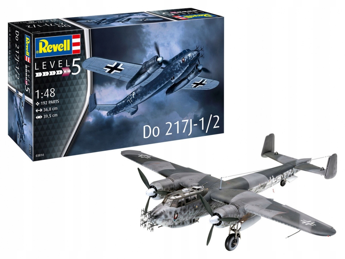 Revell Model plastové Letadlo Do 217J 1/2 1/48