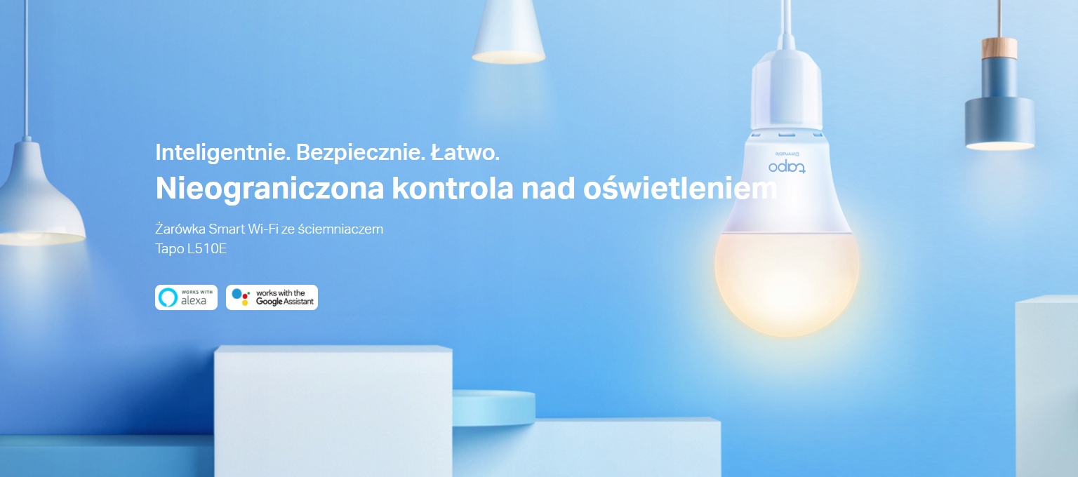 Żarówka Smart WiFi Dimmer TP-LINK Tapo L510E Klasa efektywności energetycznej F