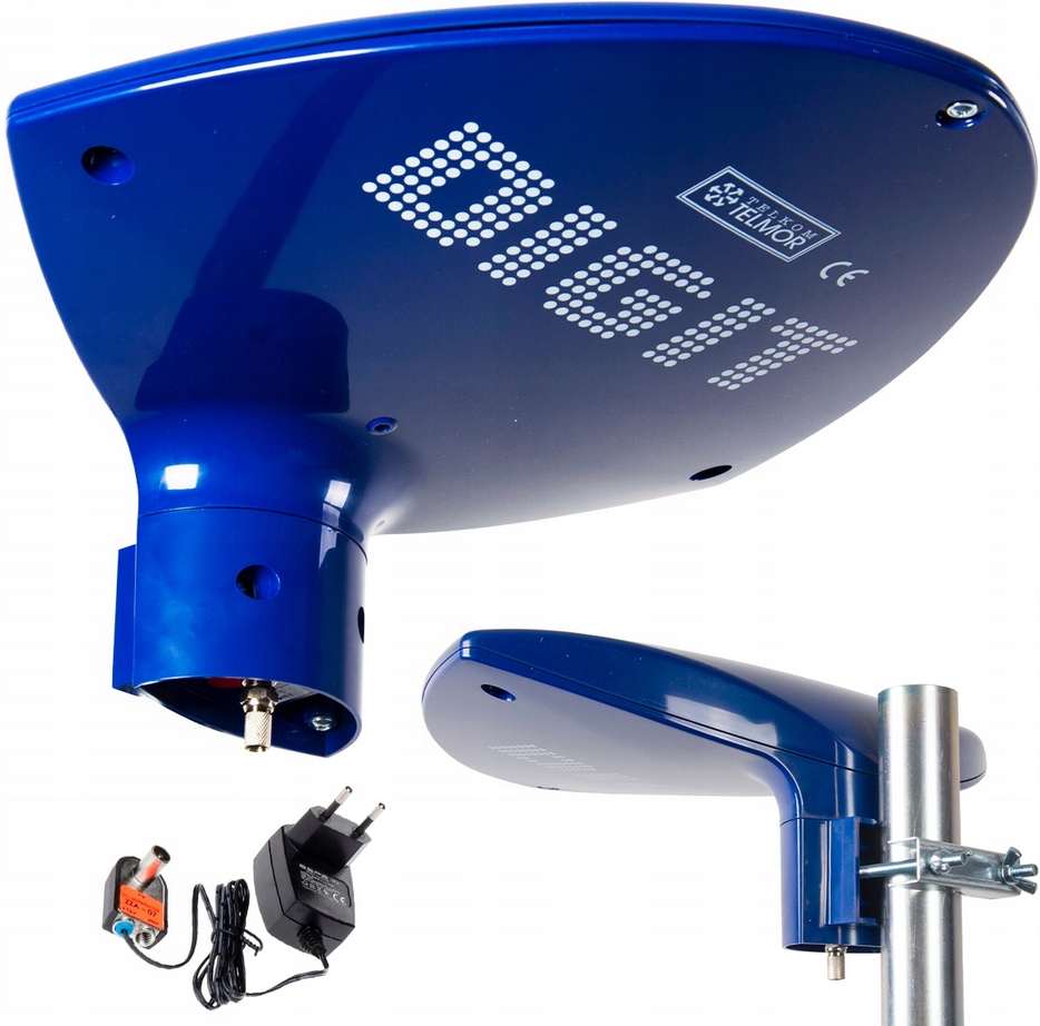 Телевизионная антенна Telkom-Telmor DIGIT Activa 5G UHF, синяя