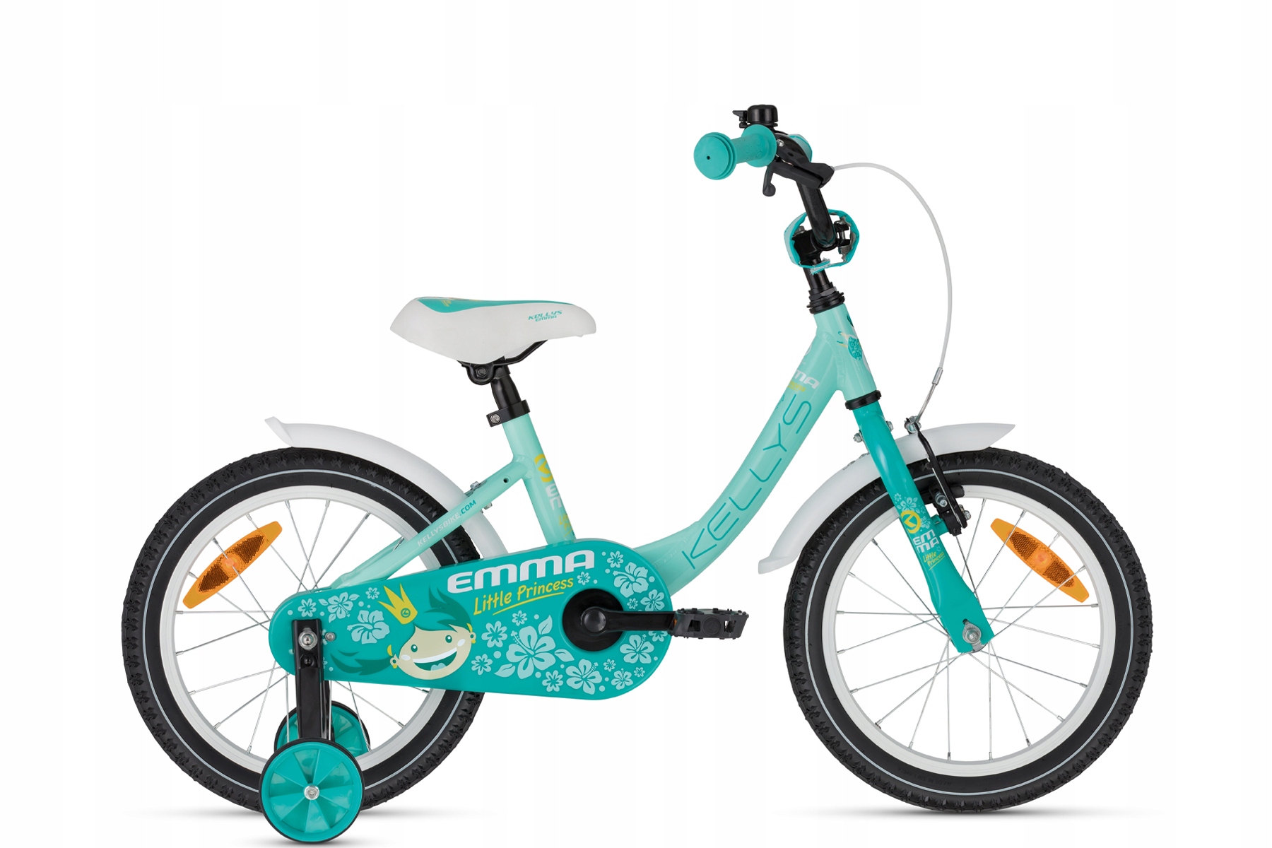Rower dziecięcy niska rama Kellys Emma 16" menthol
