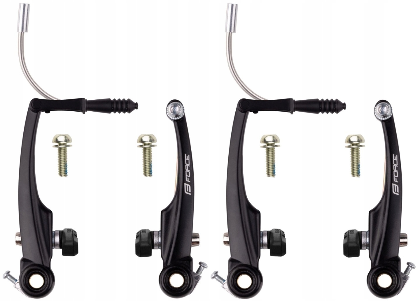 Hamulce V-brake Force Aluminiowe, Hamulec, Zestaw Na Cały Rower Przód Tył