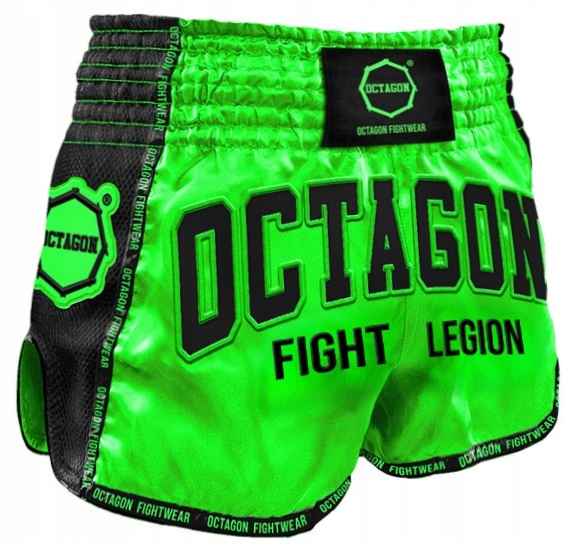 Octagon Spodenki Kickboxing/Muay Thai Fight Legion Green L
